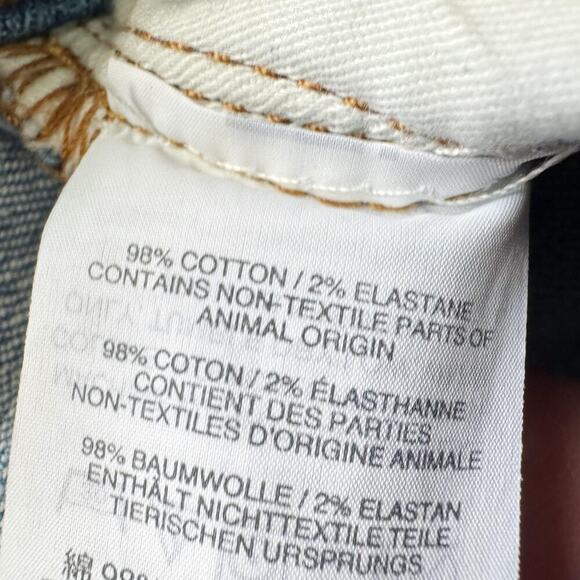 Madewell Jeans Womens 23 Blue 9 Inch High Rise Skinny Distressed J0513 SU18 - Picture 14 of 15